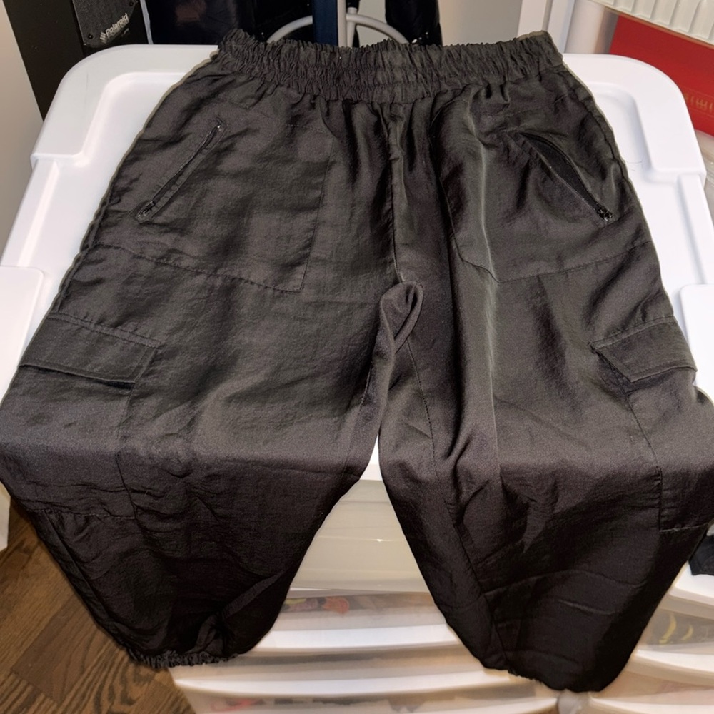 Satin joggers